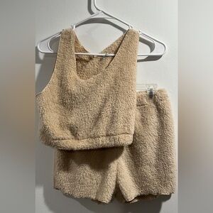 Teddy two piece pj set